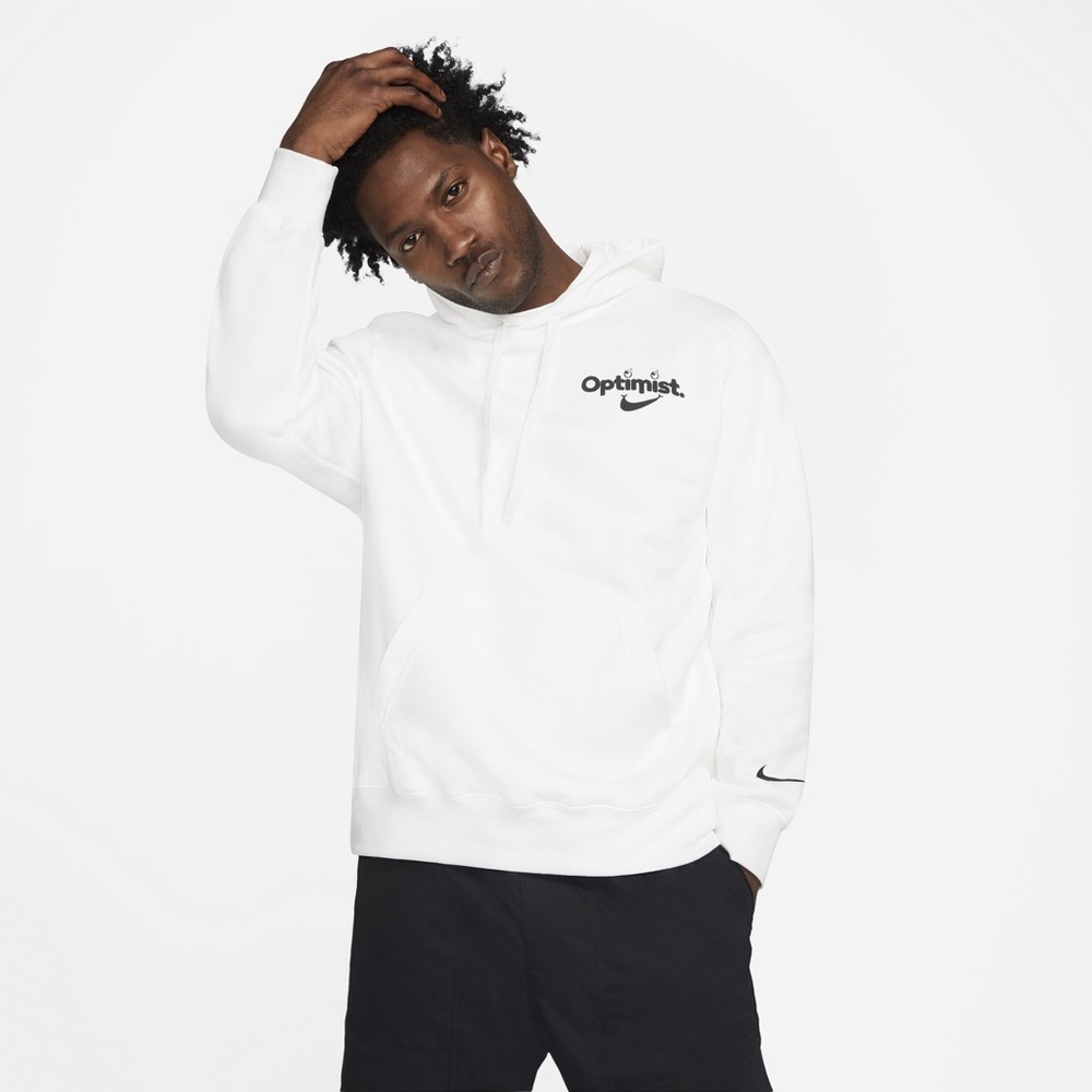 White Nike Optimist Hoodie